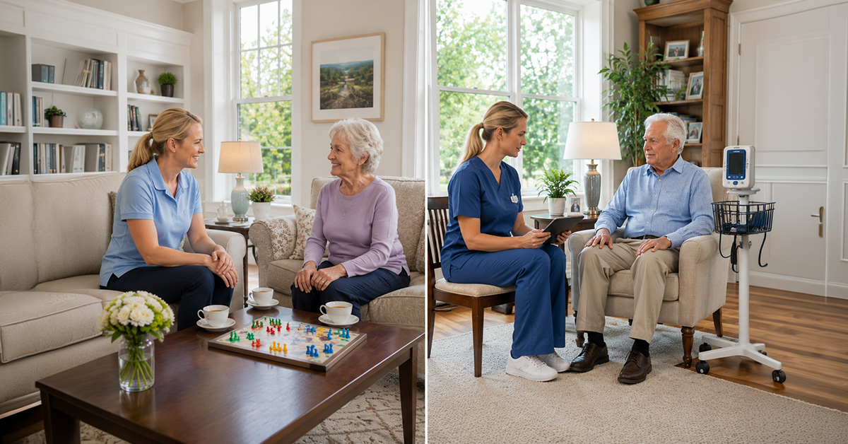 Companion Care vs Home Health Care: Which Is Right for You?